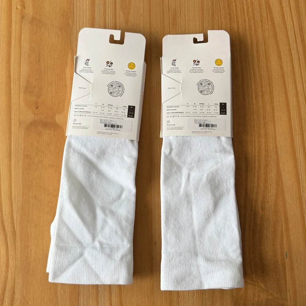COMRAD Knee High Compression Socks 2 Pair NWT - Picture 4 of 4